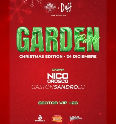 GARDEN PARTY - NOCHE BUENA 