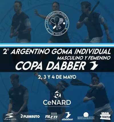 2º CAMPEONATO ARGENTINO DE FRONTON 30mts “COPA DABBER”