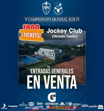 VENTA DIARIA JOCKEY CLUB - MUNDIAL SUB 23 - ESPECIALIDAD GOMA Y MANO