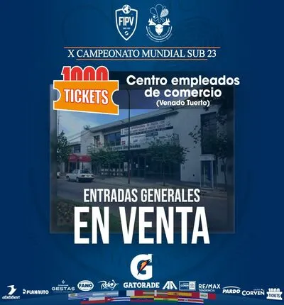 VENTA DIARIA CENTRO EMPLEADOS DE COMERCIO - MUNDIAL SUB 23 ESPECIALIDAD XARE - CUERO TRINQUETE
