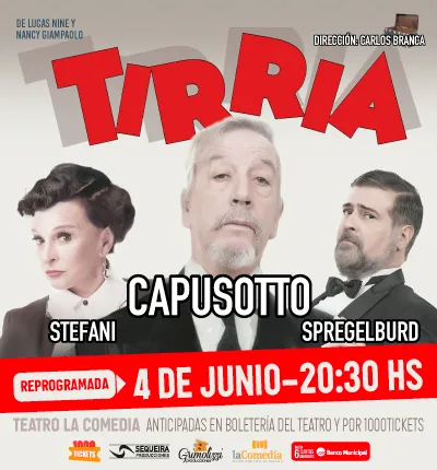 REPROGRAMA PARA EL 4 DE JUNIO 20:30HS